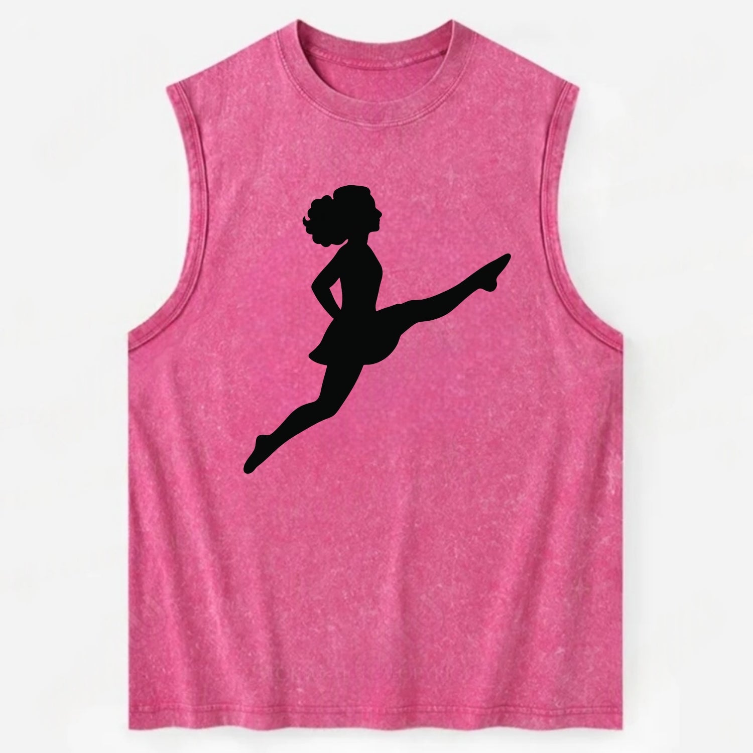 Irish step dancer Riverdance leap - Vintage Washed Tank - Pink