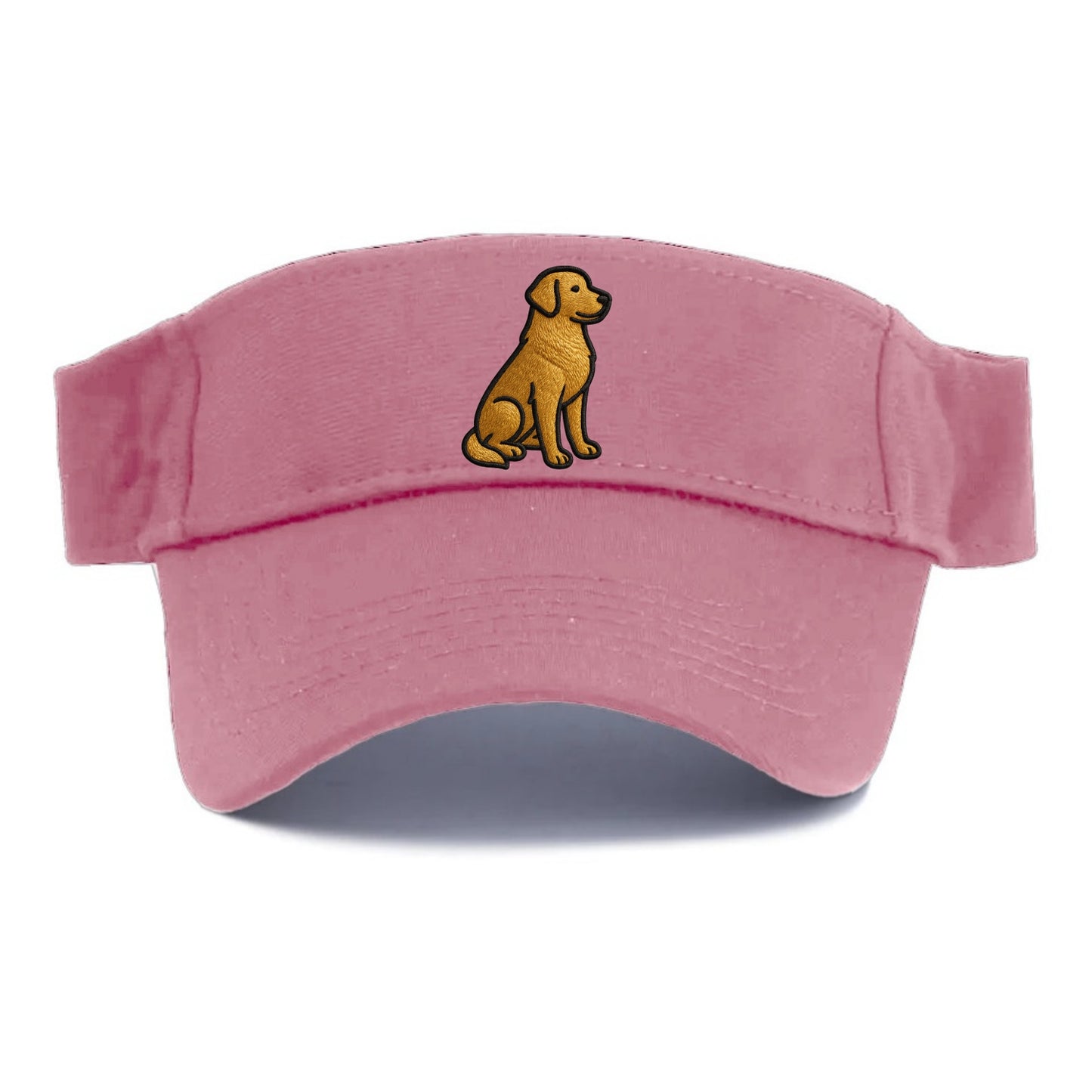 Golden Retriever - Contemporary geometri - Visor - Pink