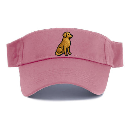 Golden Retriever - Contemporary geometri - Visor - Pink