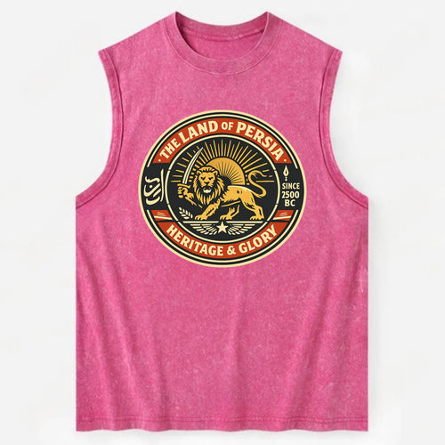 Iranian Heritage Emblem - Vintage Washed Tank