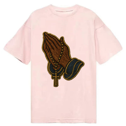 Praying Hands  - Classic T-shirt - Pink