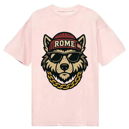 Rome Wolf - Classic T-shirt - Pink