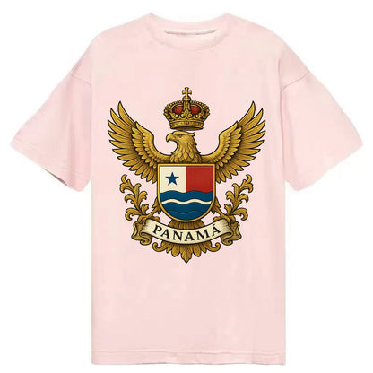 Panama Heritage Badge  - Classic T-shirt - Pink