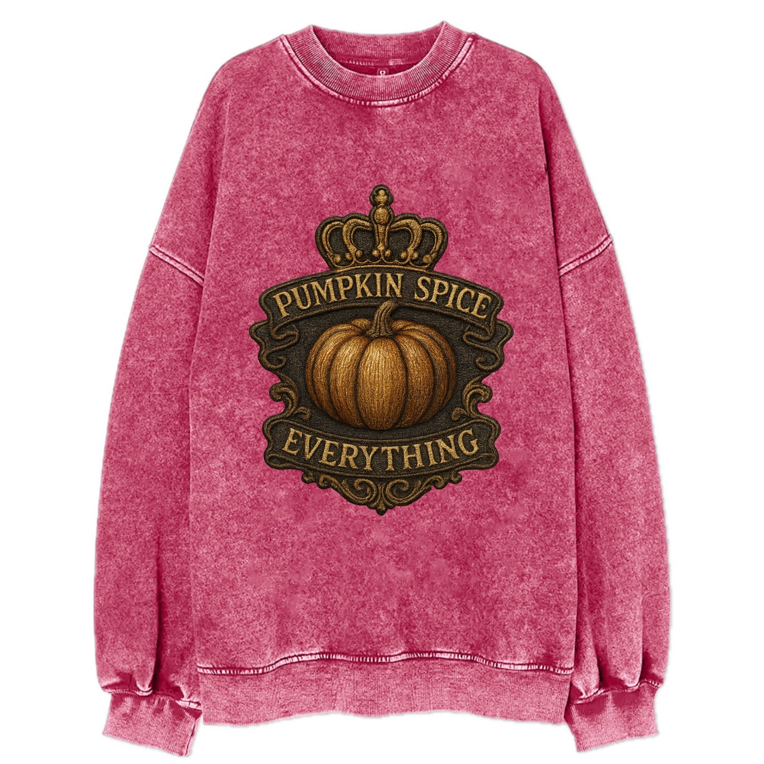 Pumpkin Spice Everything  - Vintage Sweatshirt - Pink