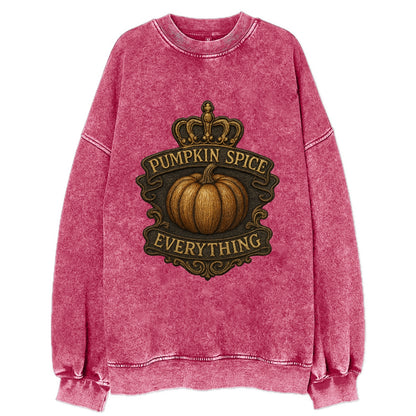 Pumpkin Spice Everything  - Vintage Sweatshirt - Pink