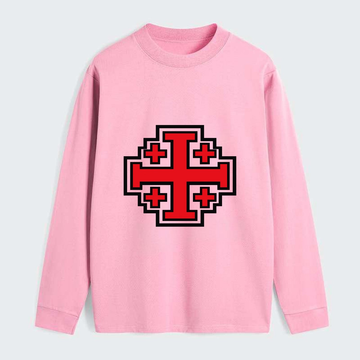 Heritage of Faith - Classic Long Sleeve Shirt - Pink