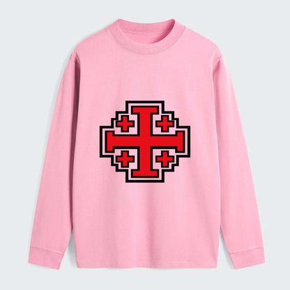 Heritage of Faith - Classic Long Sleeve Shirt - Pink