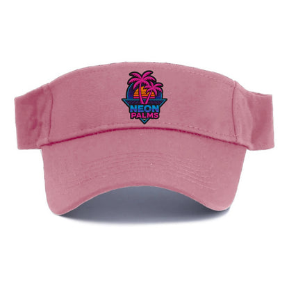 Neon Palms - Visor - Pink