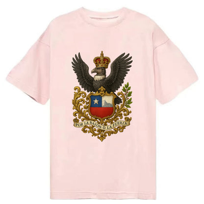 Chile Andean Condor Emblem  - Classic T-shirt - Pink