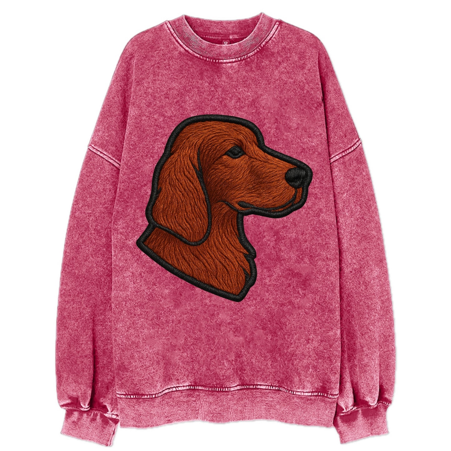 Irish Setter - Contemporary red setter l - Vintage Sweatshirt - Pink