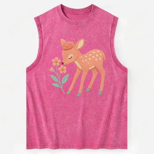 Coral Fawn - Vintage Washed Tank