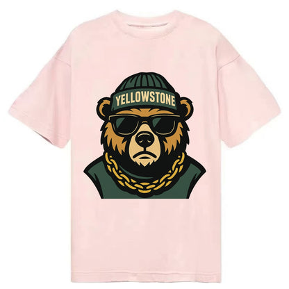 Yellowstone Bear - Classic T-shirt - Pink