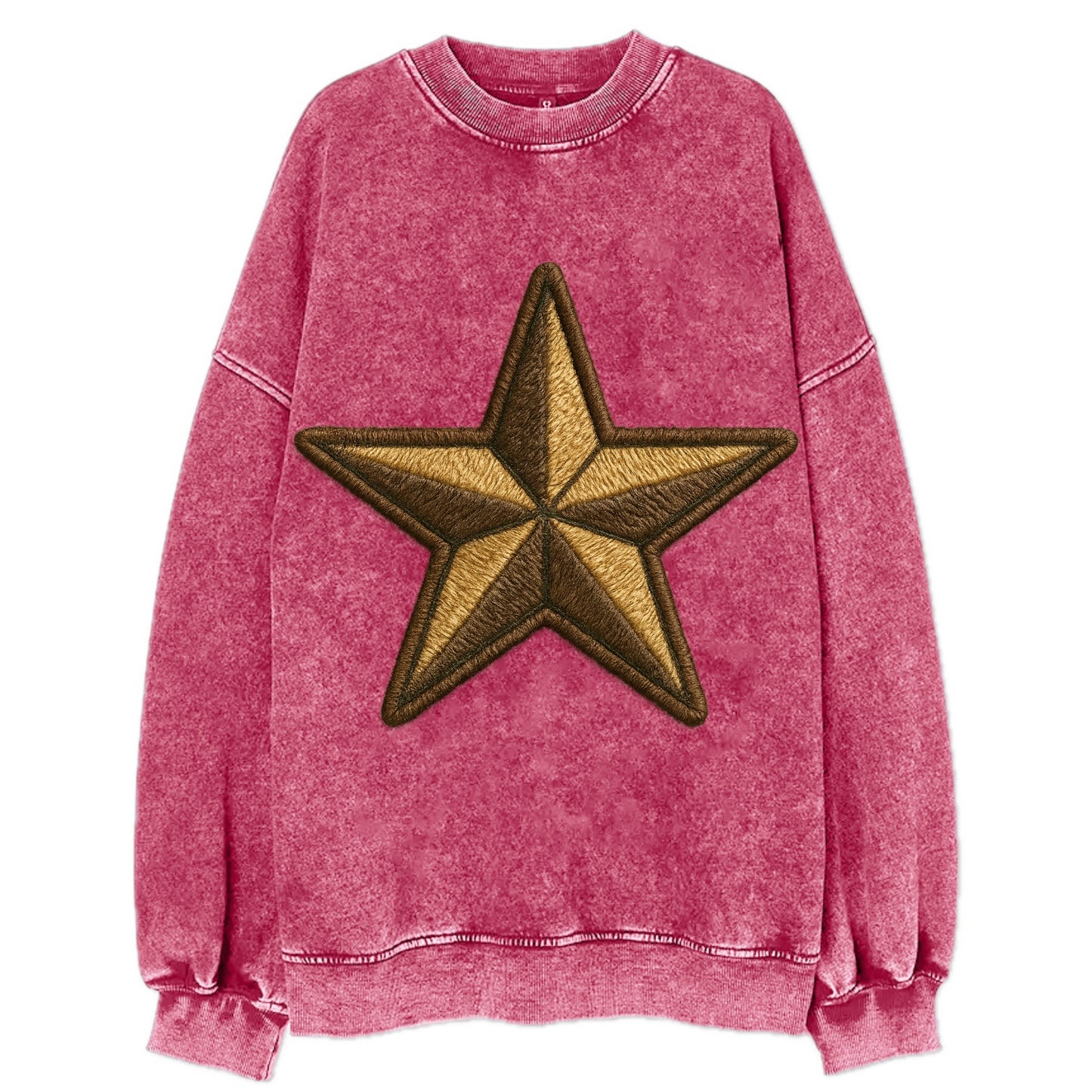 Star  - Vintage Sweatshirt - Pink