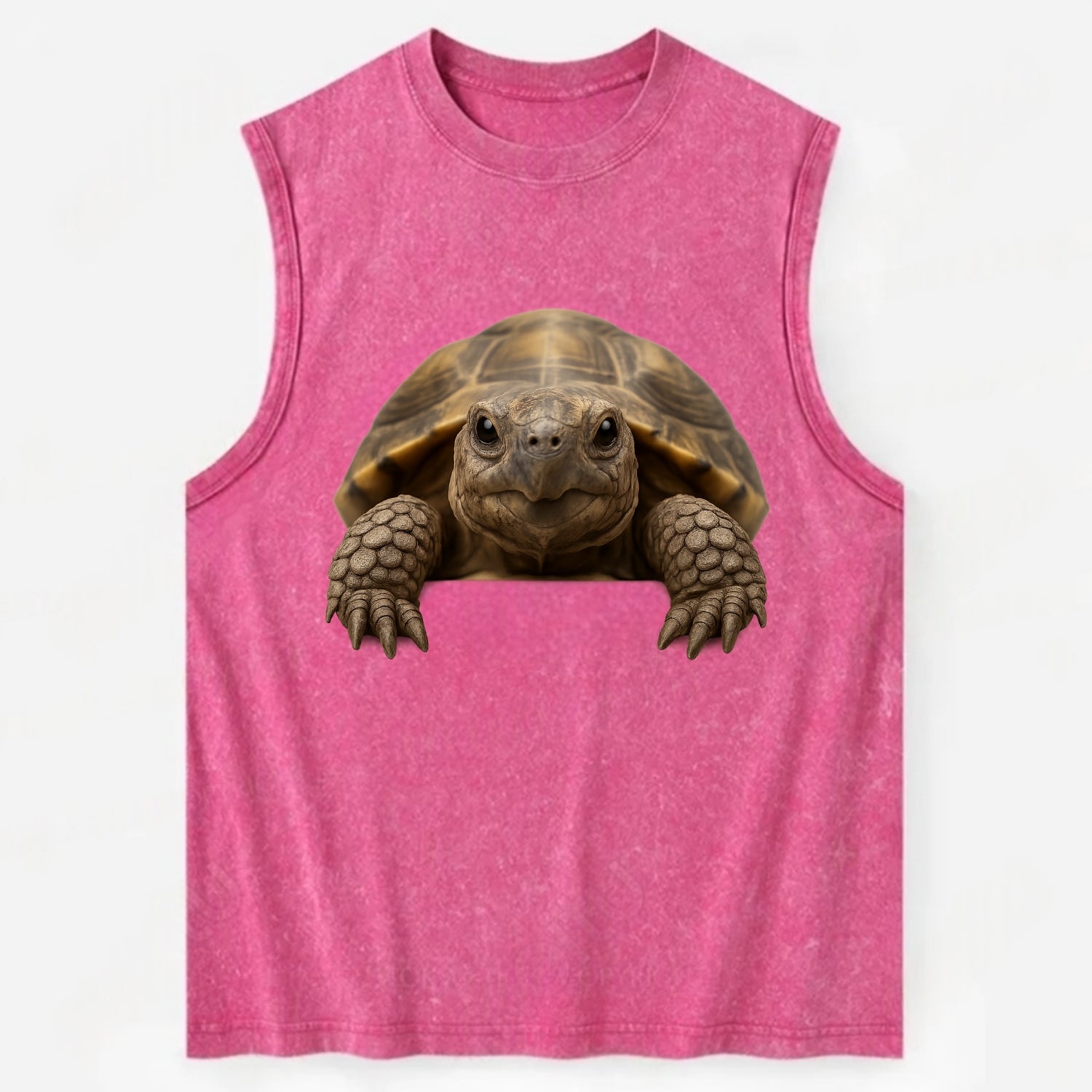 Tortoise  - Vintage Washed Tank - Pink