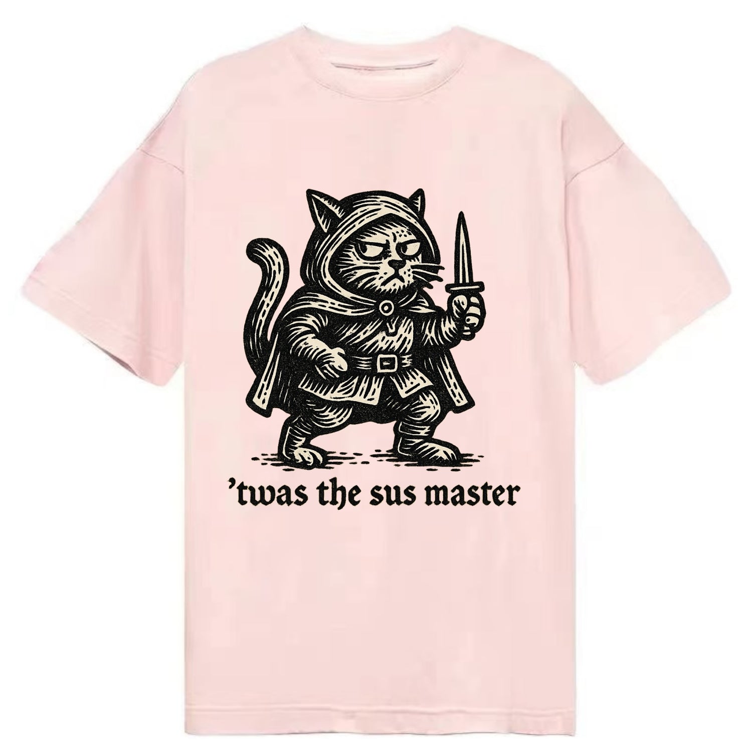 Sus Imposter Cat Spy  - Classic T-shirt - Pink