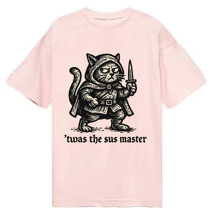 Sus Imposter Cat Spy  - Classic T-shirt - Pink