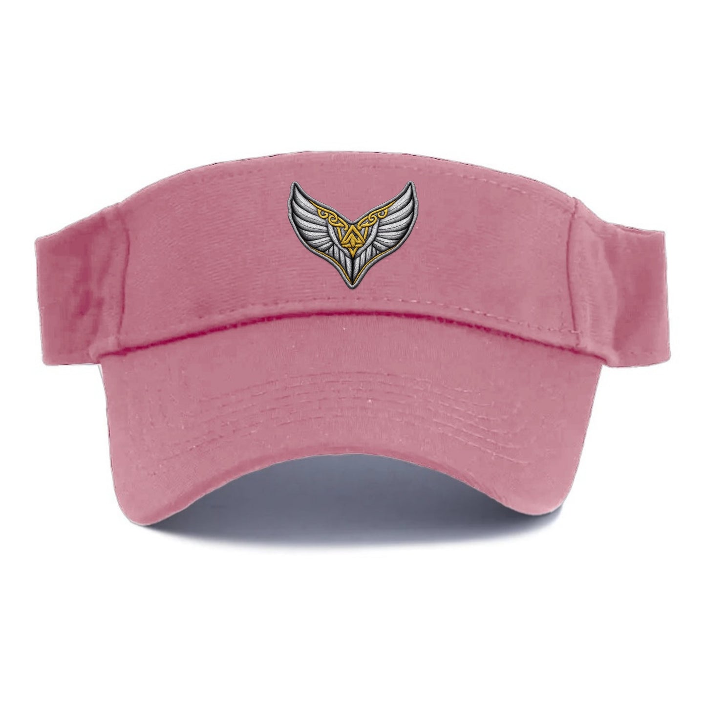 VALKYRIE WINGS - warrior maiden wings in silver and gold , Norse myth - Visor - Pink