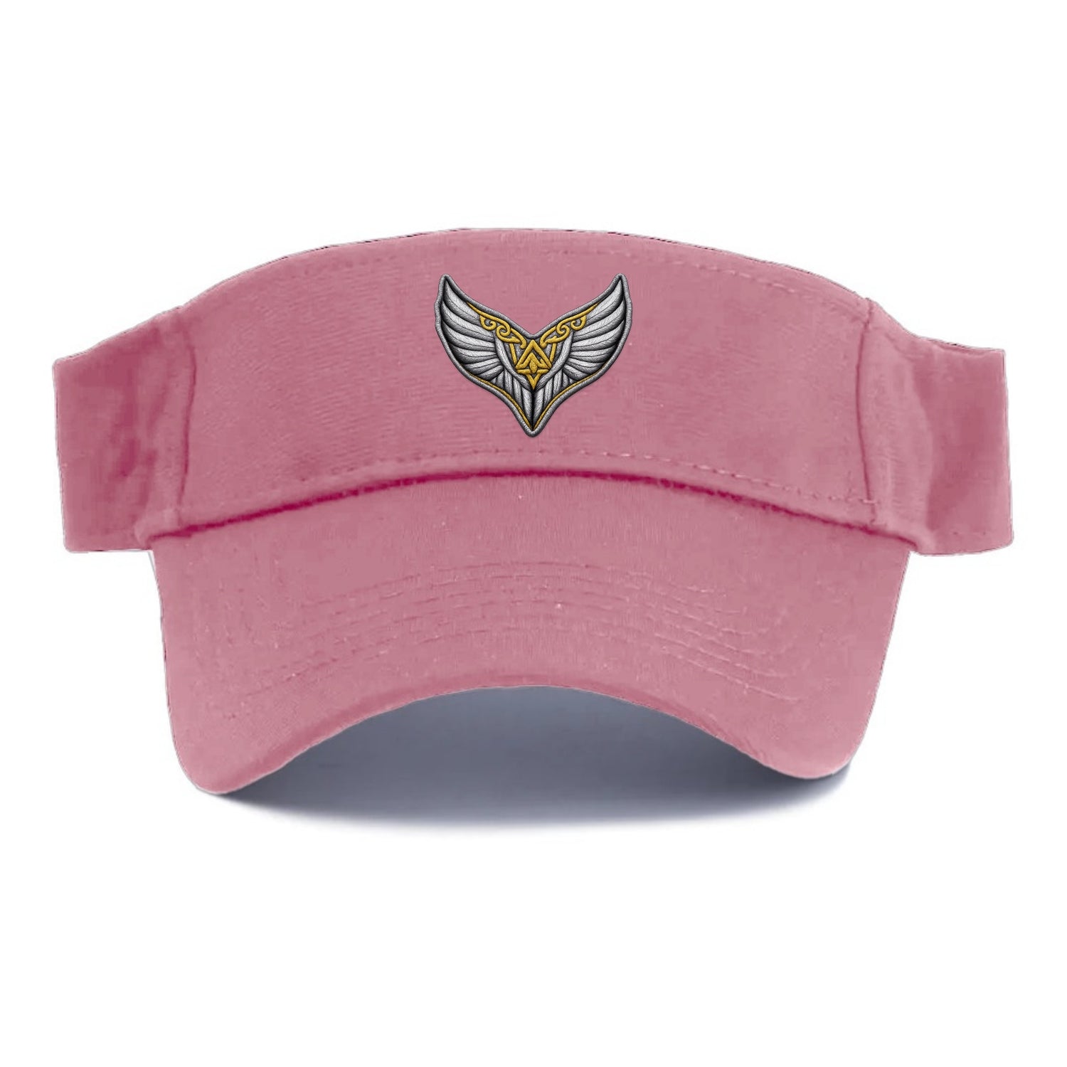 VALKYRIE WINGS - warrior maiden wings in silver and gold , Norse myth - Visor - Pink