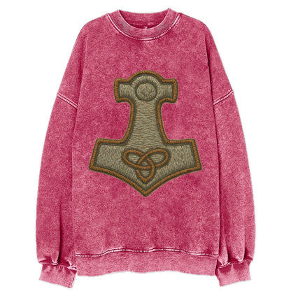 Mjolnir - Vintage Sweatshirt - Pink