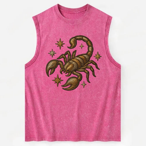 Scorpio Scorpion  - Vintage Washed Tank