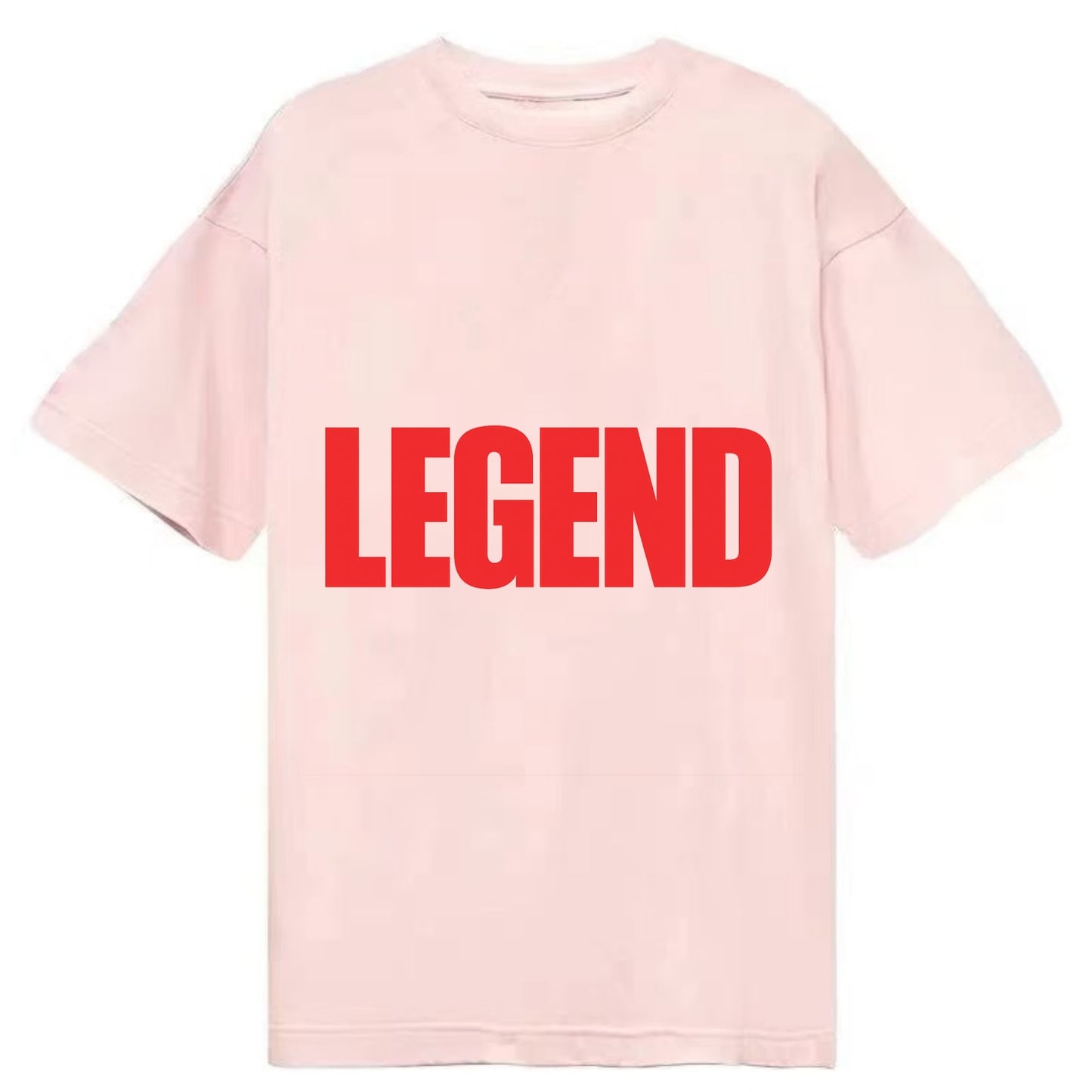 Bold typography design - "LEGEND" - remarkable person, iconic status - Classic T-shirt - Pink