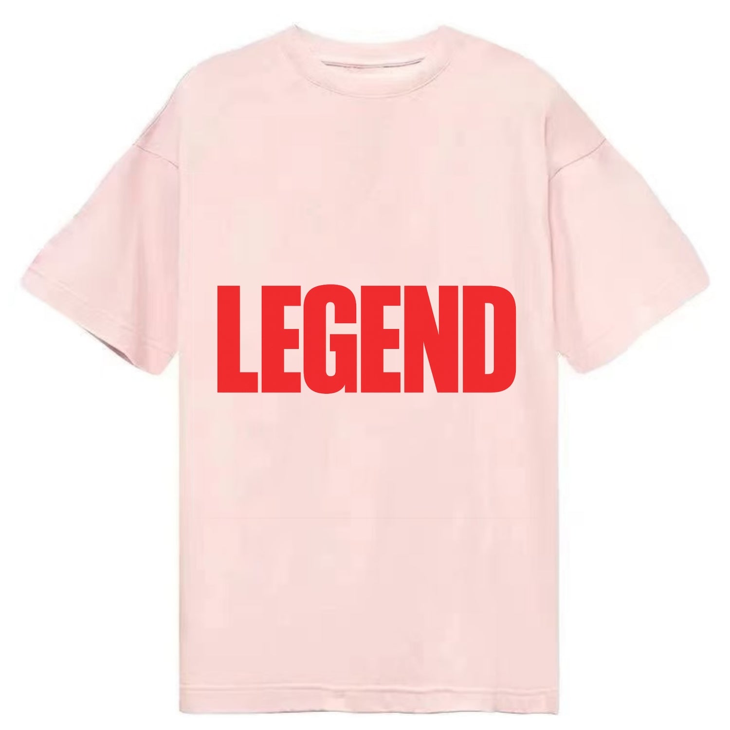 Bold typography design - "LEGEND" - remarkable person, iconic status - Classic T-shirt - Pink