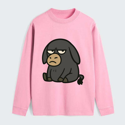 The Donky Judging Silently - Classic Long Sleeve Shirt - Pink