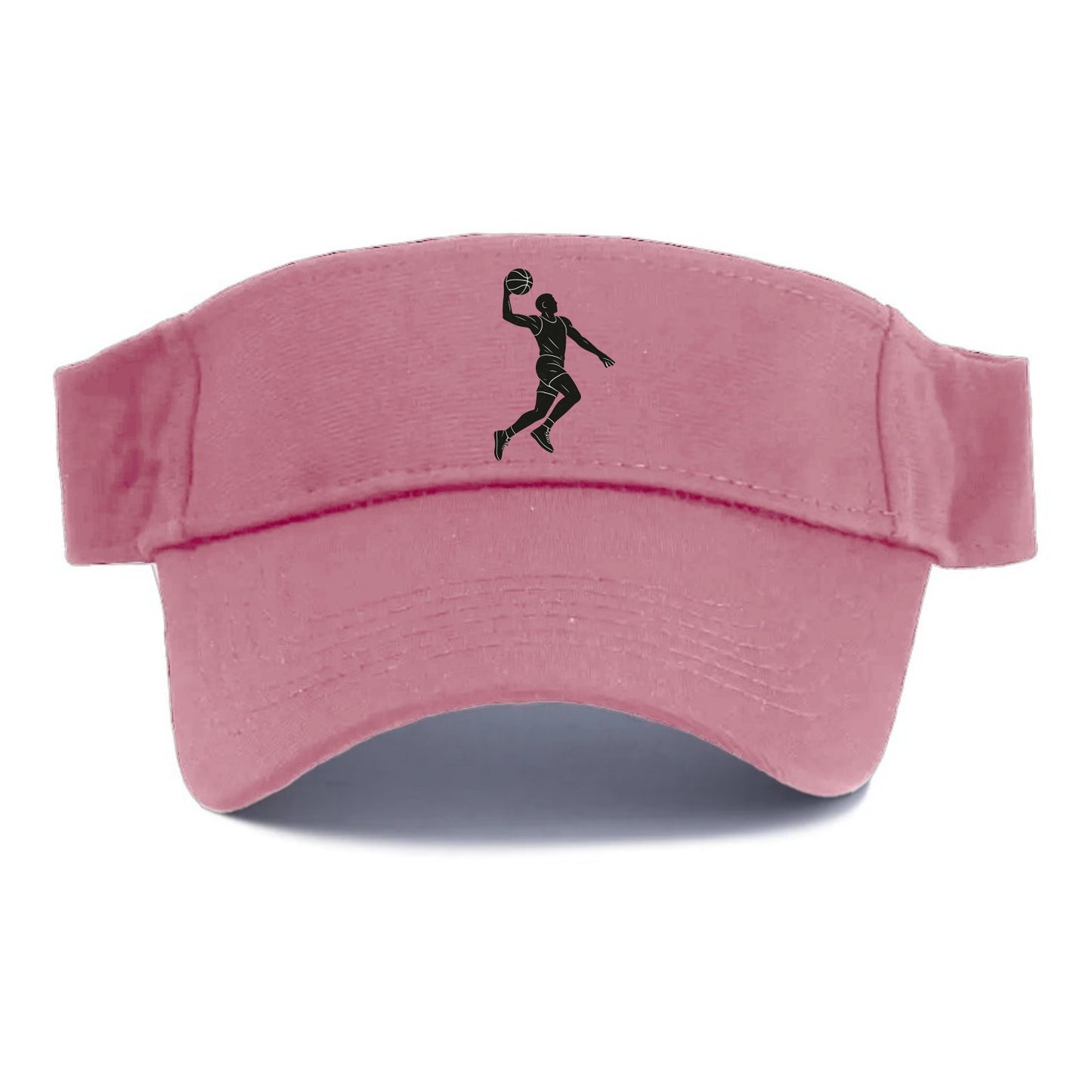 Basketball player dunking silhouette - Visor - Pink