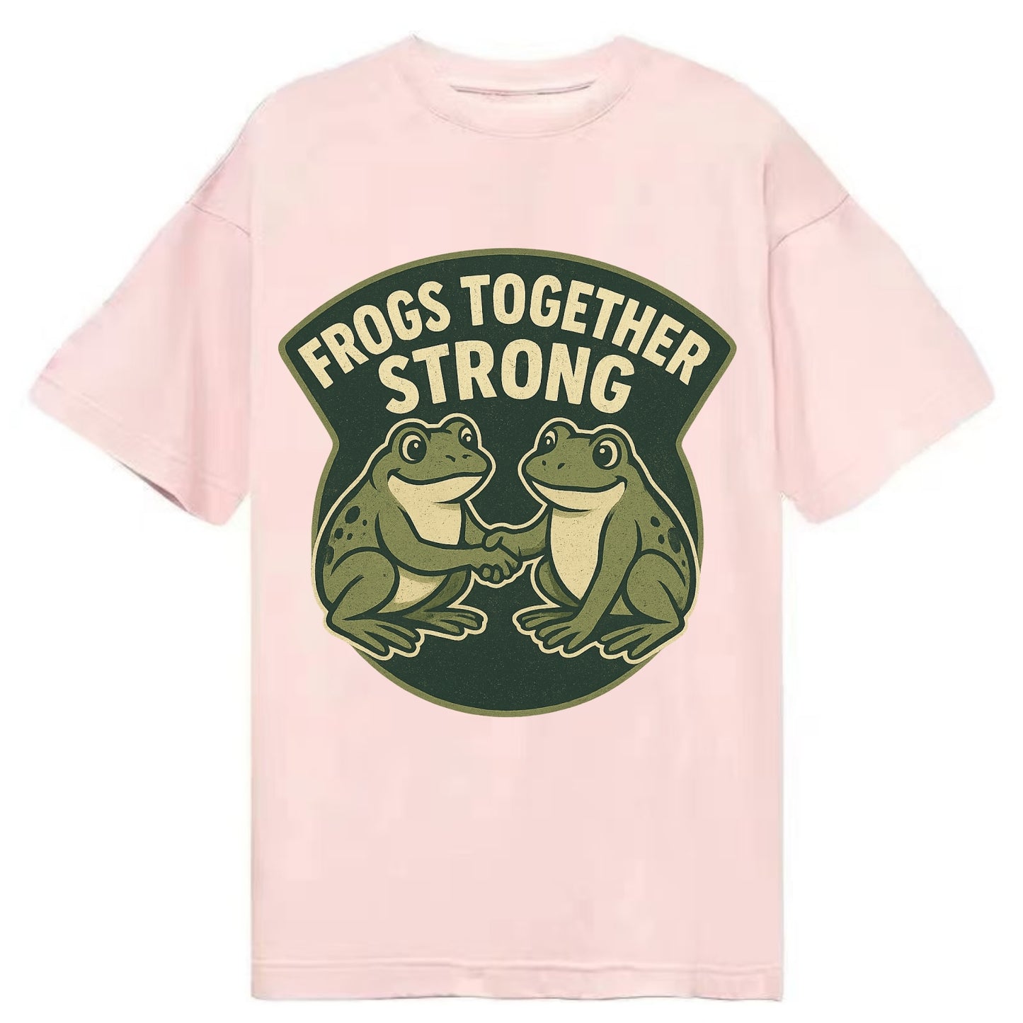 Frogs Together Strong 3 - Classic T-shirt - Pink