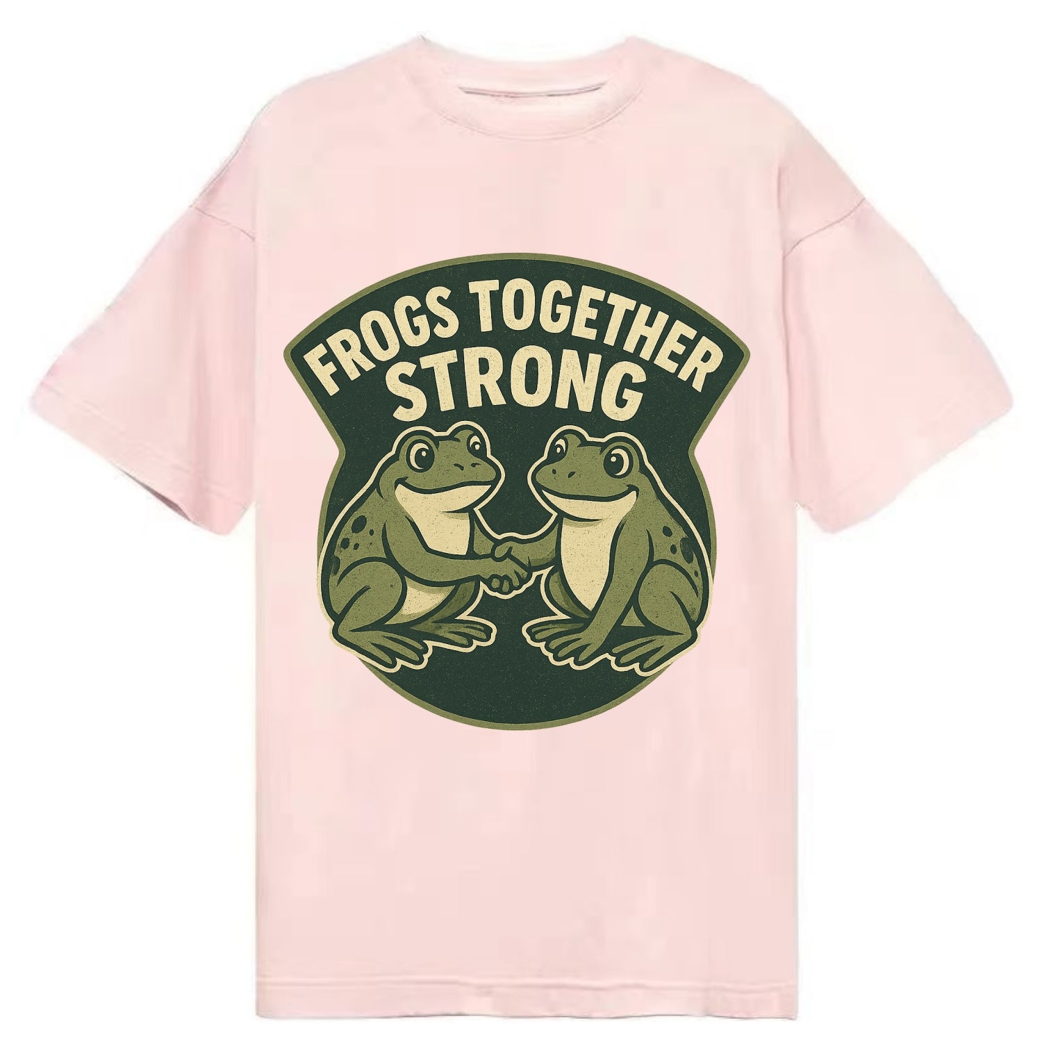 Frogs Together Strong 3 - Classic T-shirt - Pink
