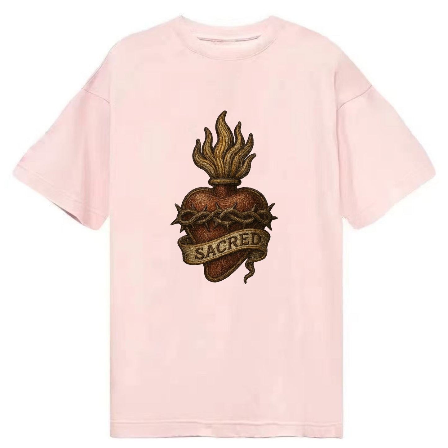 Sacred Heart  - Classic T-shirt - Pink