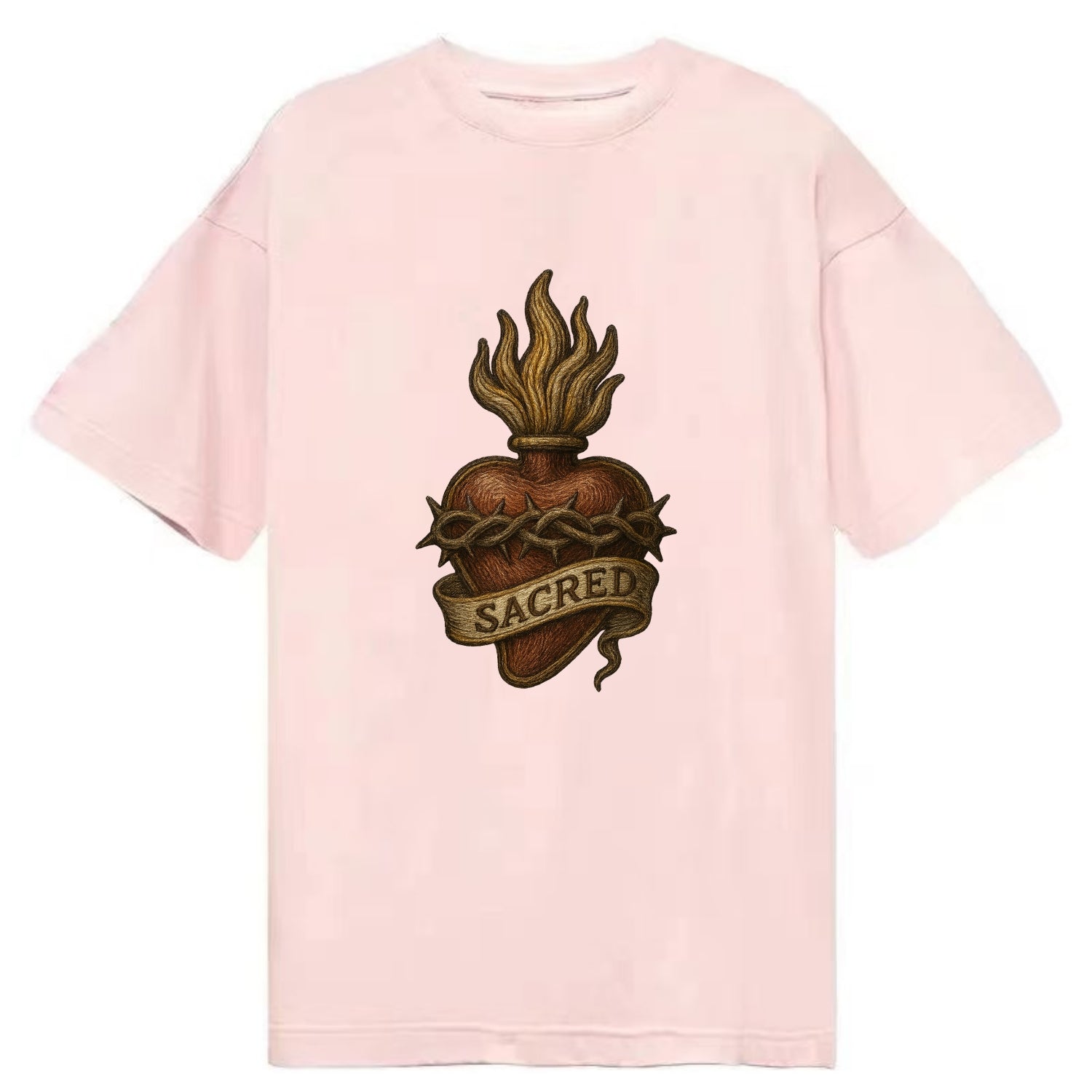 Sacred Heart  - Classic T-shirt - Pink