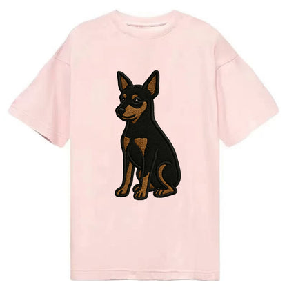 Miniature Pinscher - Black and tan sitti Classic T-shirt - Pink