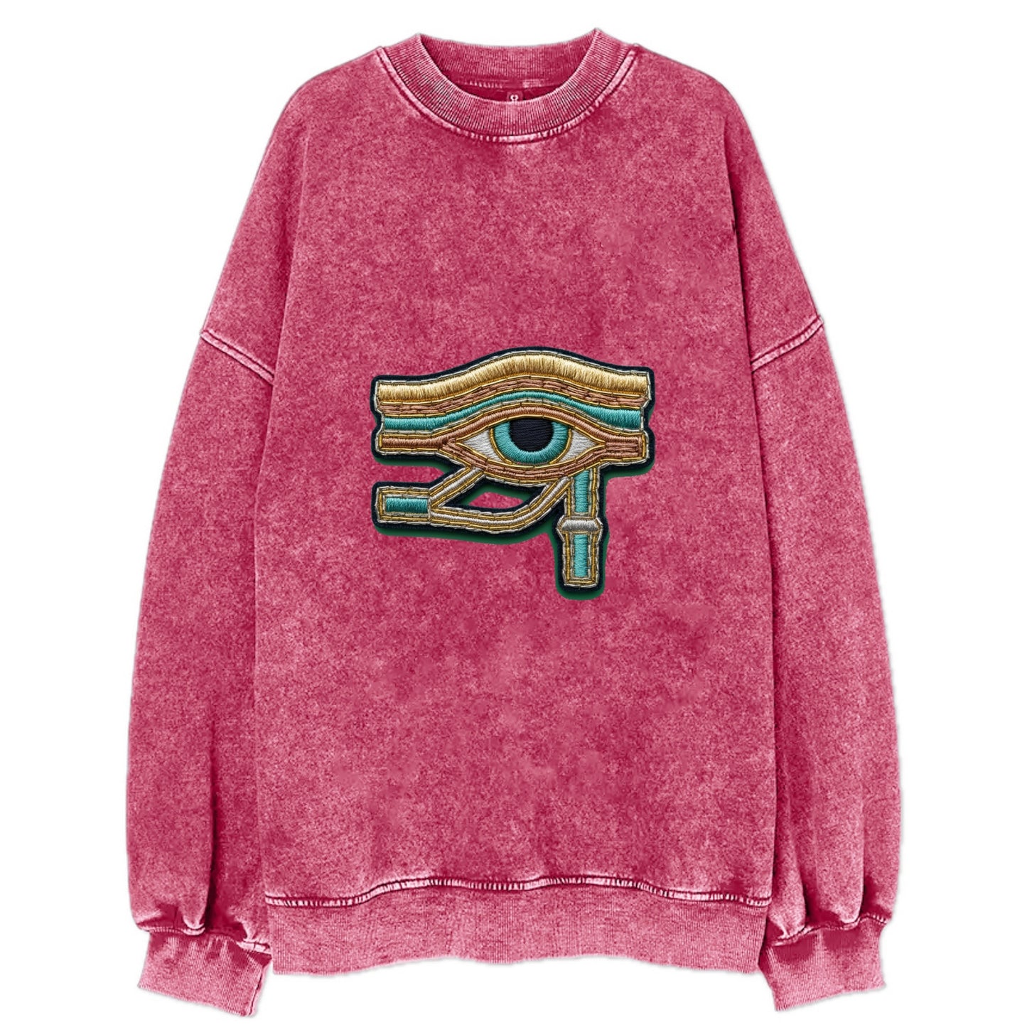 Eye of Horus - Vintage Sweatshirt - Pink