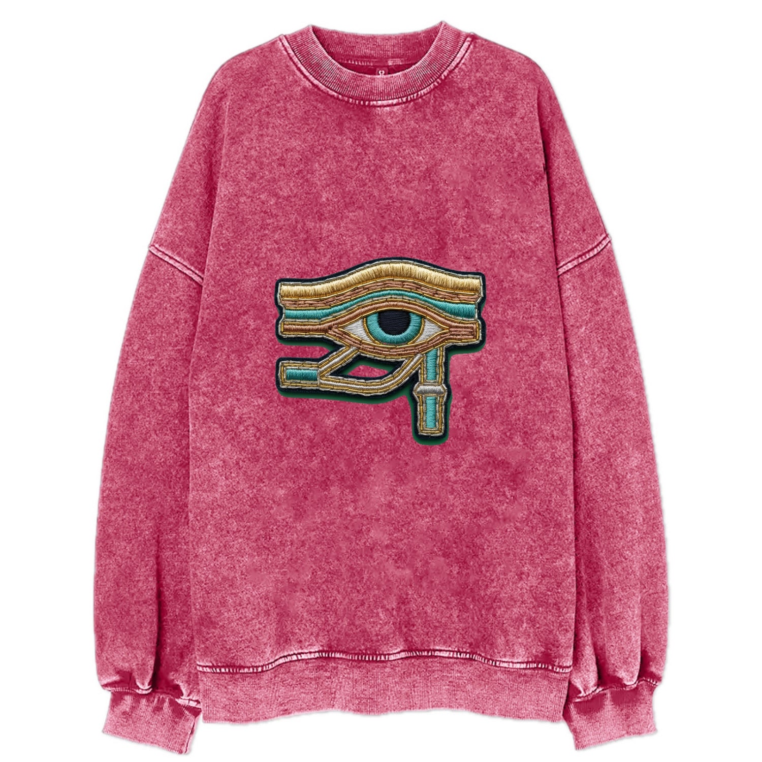 Eye of Horus - Vintage Sweatshirt - Pink
