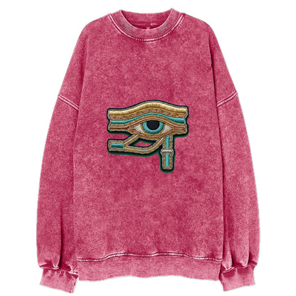 Eye of Horus - Vintage Sweatshirt - Pink