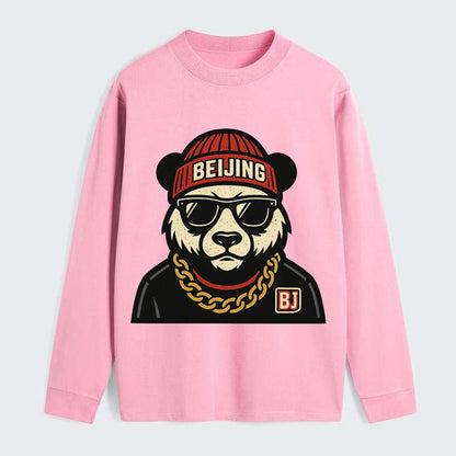 Beijing Panda - Classic Long Sleeve Shirt - Pink