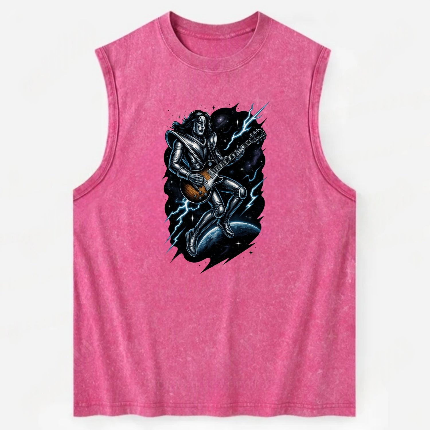 Ace in Zero Gravity - Vintage Washed Tank - Pink