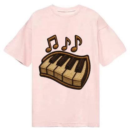 Piano Keys  - Classic T-shirt - Pink
