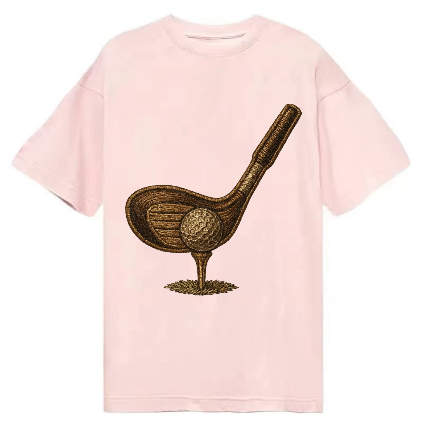 Golf Club and Ball  - Classic T-shirt - Pink