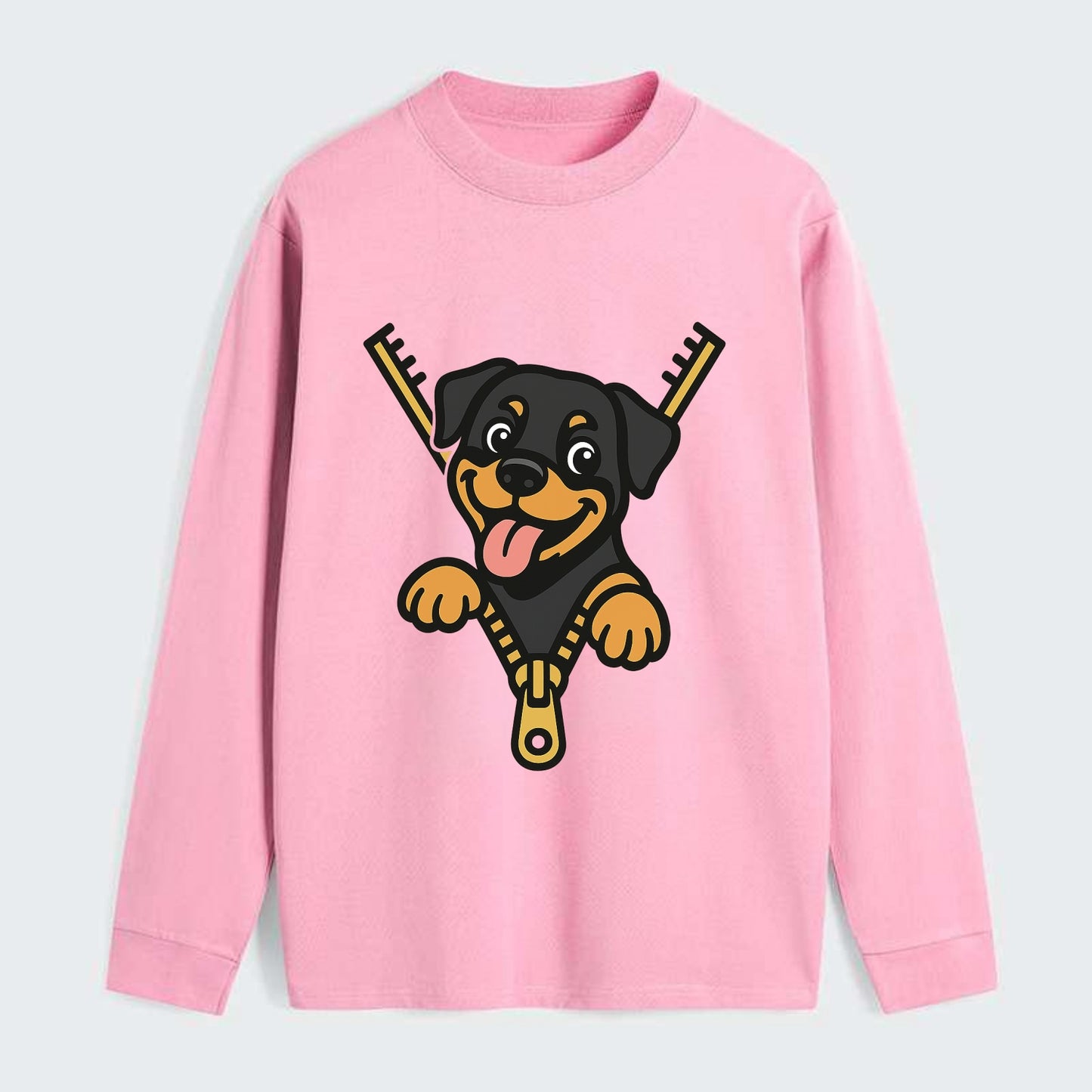 Rottweiler - Classic Long Sleeve Shirt - Pink