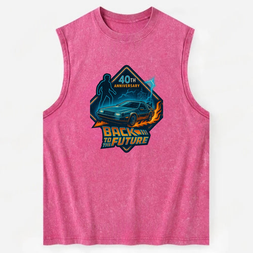 Back To The Future 40th Anniversary 2 - Vintage Washed Tank