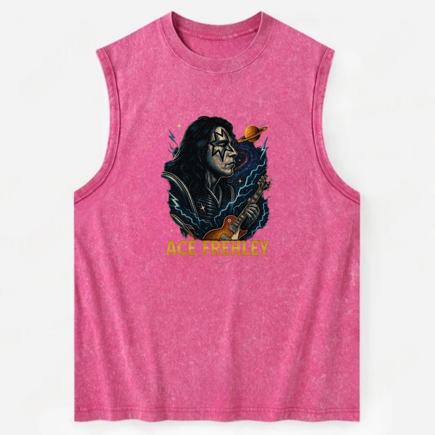 Icon Portrait - Vintage Washed Tank - Pink