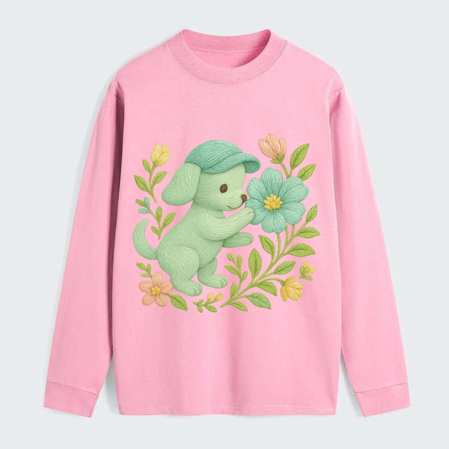 Mint Puppy - Classic Long Sleeve Shirt - Pink