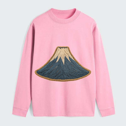 Sacred Mountain  - Classic Long Sleeve Shirt - Pink
