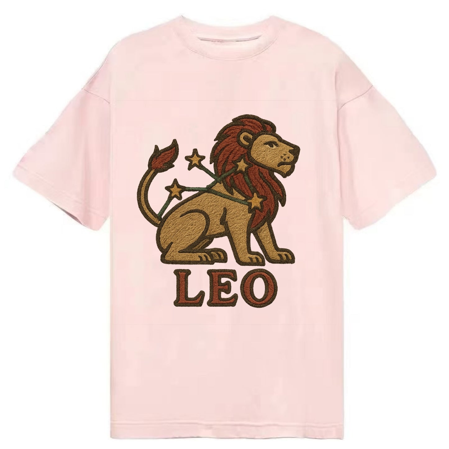 Leo Lion  - Classic T-shirt - Pink