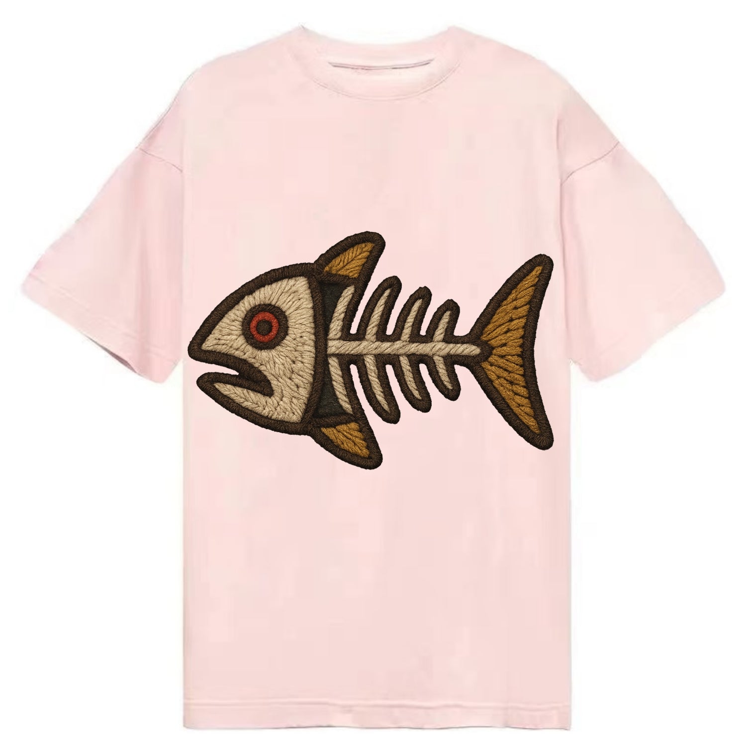 Fish Skeleton  - Classic T-shirt - Pink