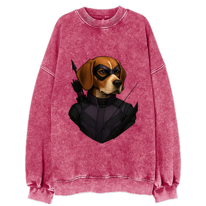 Beagle Hawkeye  - Vintage Sweatshirt - Pink