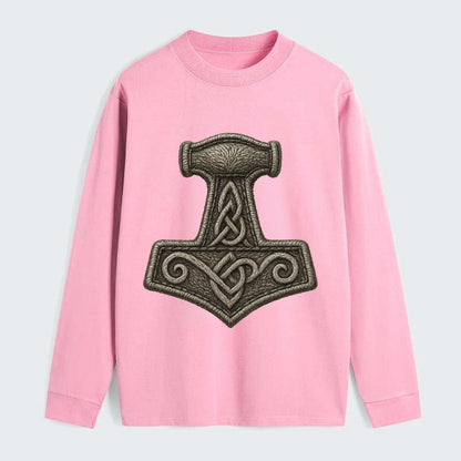 Mjolnir  - Classic Long Sleeve Shirt - Pink