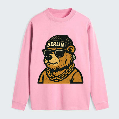 Berlin Bear - Classic Long Sleeve Shirt - Pink